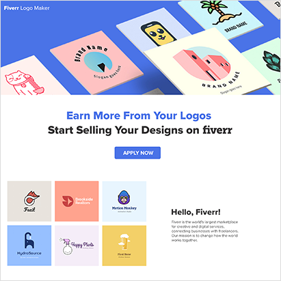 Fiverr landing page